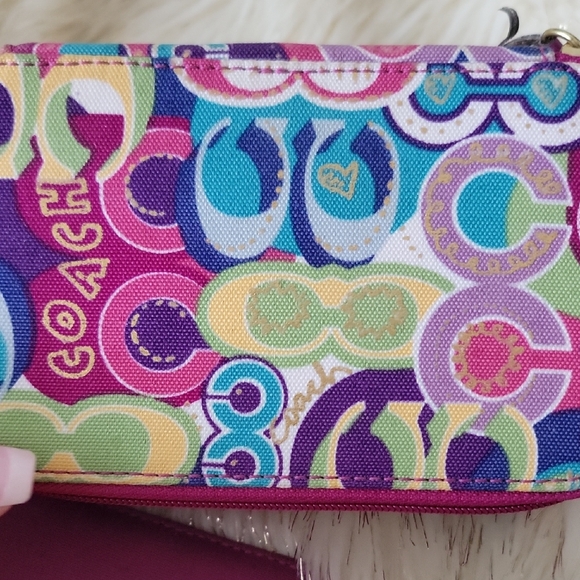 Coach Poppy Graffiti Travel Jeweley Accessory Case - Picture 4 of 12